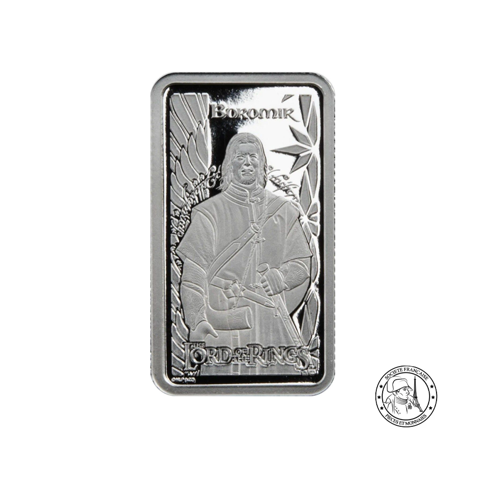 Le Seigneur des Anneaux - Boromir - Monnaie d'½ Dollar en Argent - 2023