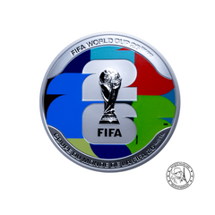 FIFA 26™ - Nous sommes 26™ - Monnaie de 20 Dollars Argent - BE Colorisée 2026