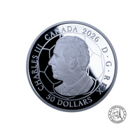 FIFA 26™ - Trophée - Monnaie de 50 Dollars Argent - BE 2026