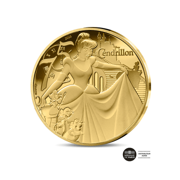 Les Grands Classiques de Disney - Cendrillon - Monnaie de 50€ Or ¼ Oz - BE 2025