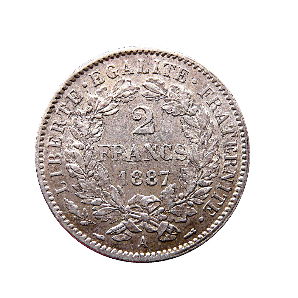 2 francs - Cérès - France - 1870-1895