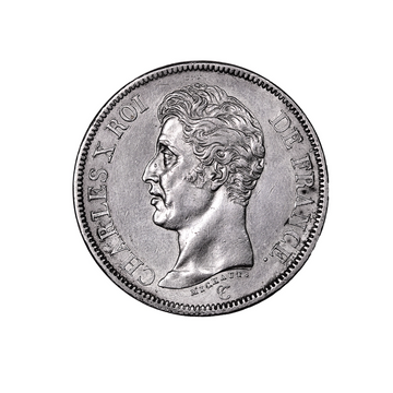 5 Francs - Charles X - France - 1827-1830