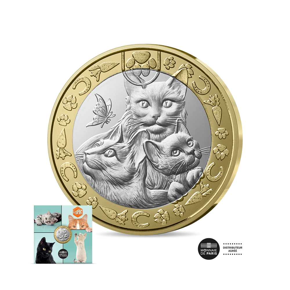 SPA - Les animaux préférés des Français - Monnaie de 5€ Bicolore - Variantes disponibles - 2026