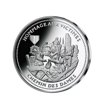 Frappe en argent pur - La France Victorieuse - Le Chemin des Dames