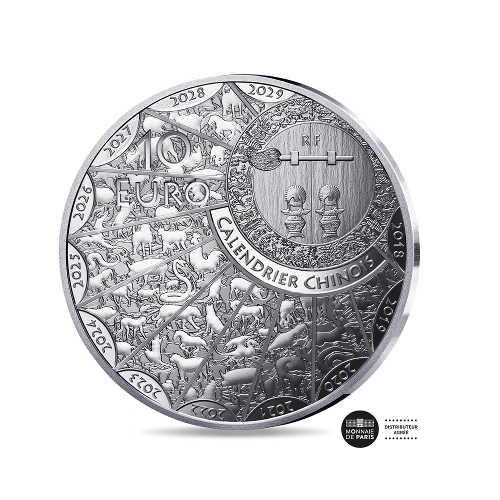 Année du Cheval - Monnaie de 10€ Argent - BE 2026