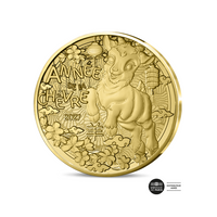 Calendrier Chinois- Année de la Chèvre - Monnaie 1/4€ - 2027