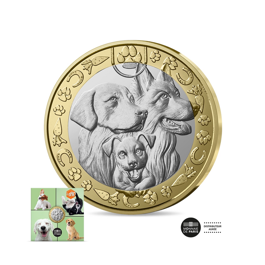 SPA - Les animaux préférés des Français - Monnaie de 5€ Bicolore - Variantes disponibles - 2026