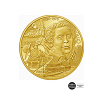 Art de la Plume 2026 - Agatha Christie - Monnaie de 50 Euros Or ¼ Oz - BE