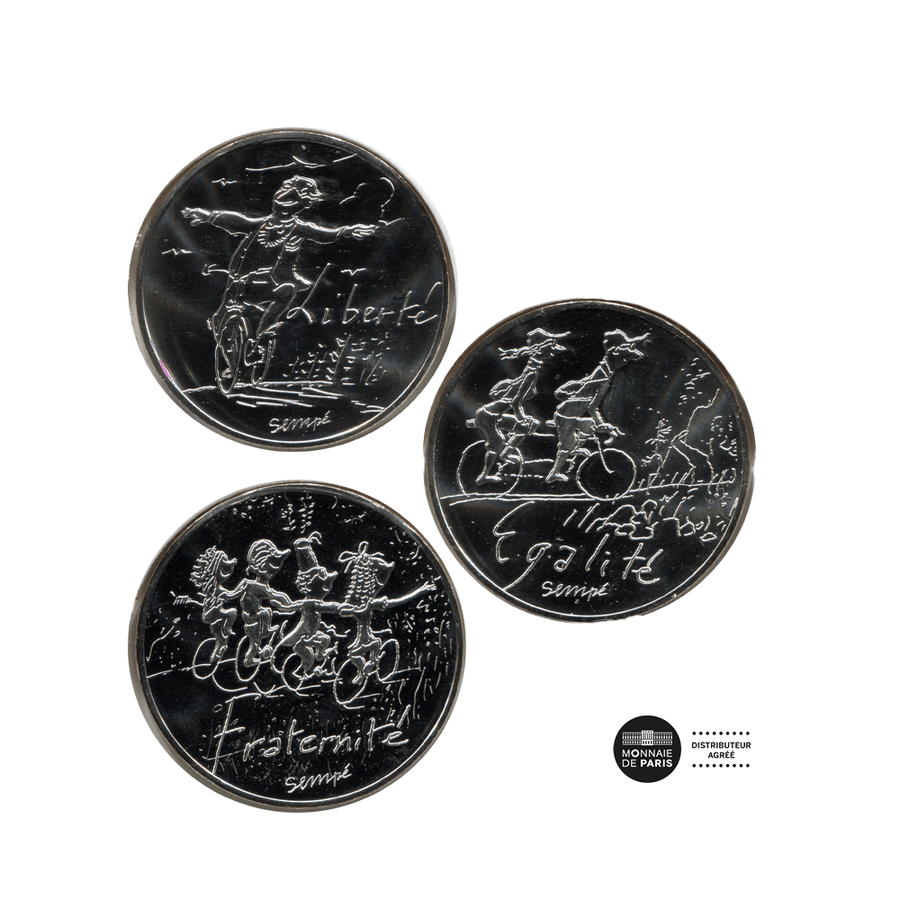 Les Valeurs de la République - Par Sempé - Coffret 2014