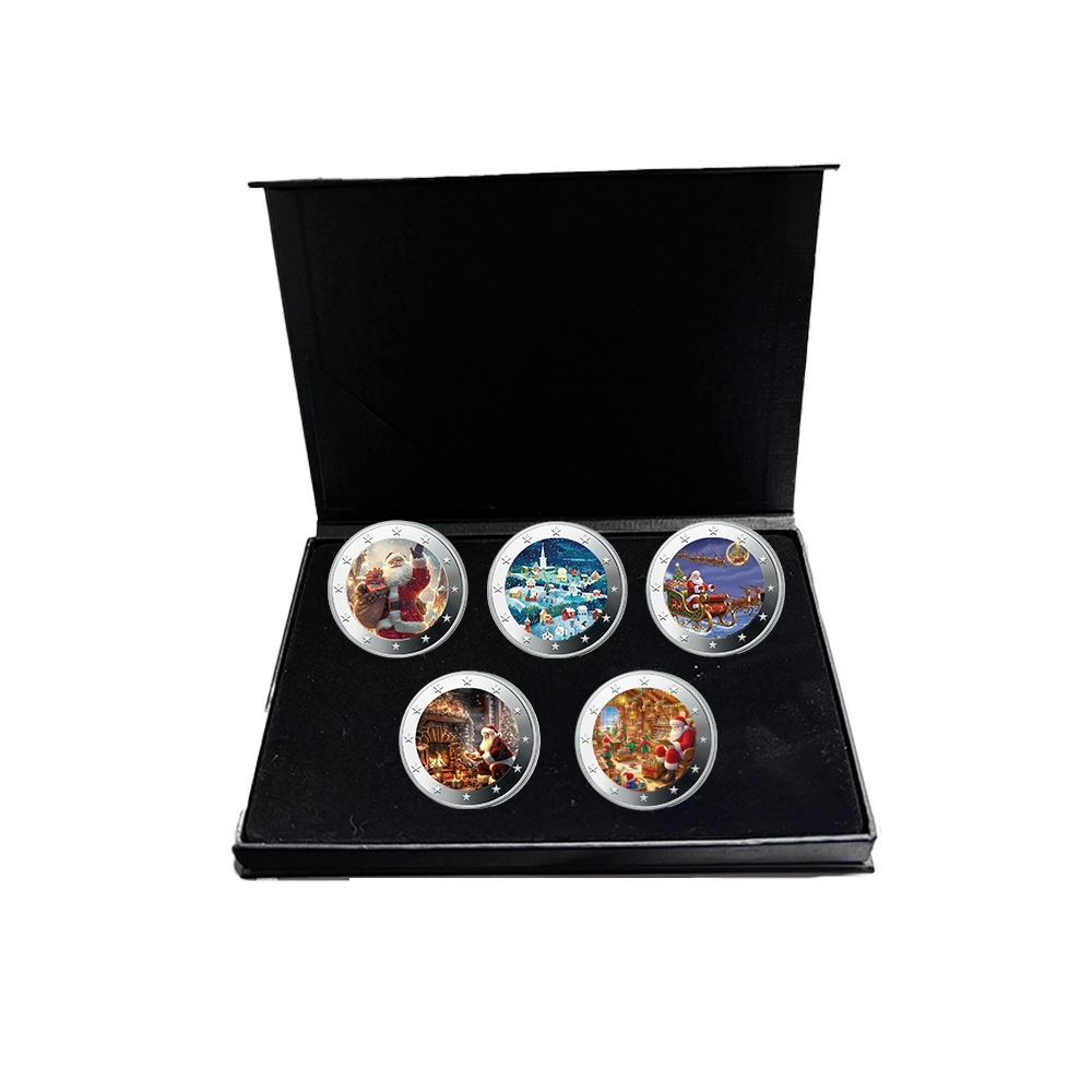 Coffret Noël 2025 - 2 Euro Commémorative - Colorisée