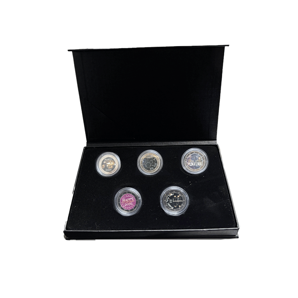 Coffret Nouvel An 2025 - 2 Euro Commémorative - Colorisée