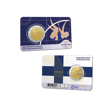 Finlande 2025 - 2 Euro Commémorative - 100 ans des jeux athlétiques Finlande-Suède - BU