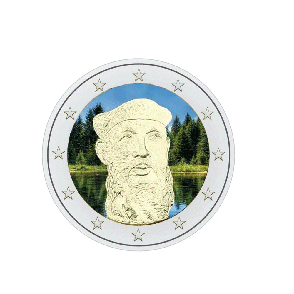 Finlande 2013 - 2 Euro Commémorative -  125ème anniversaire de F.E.Sillanpaa - Colorisée