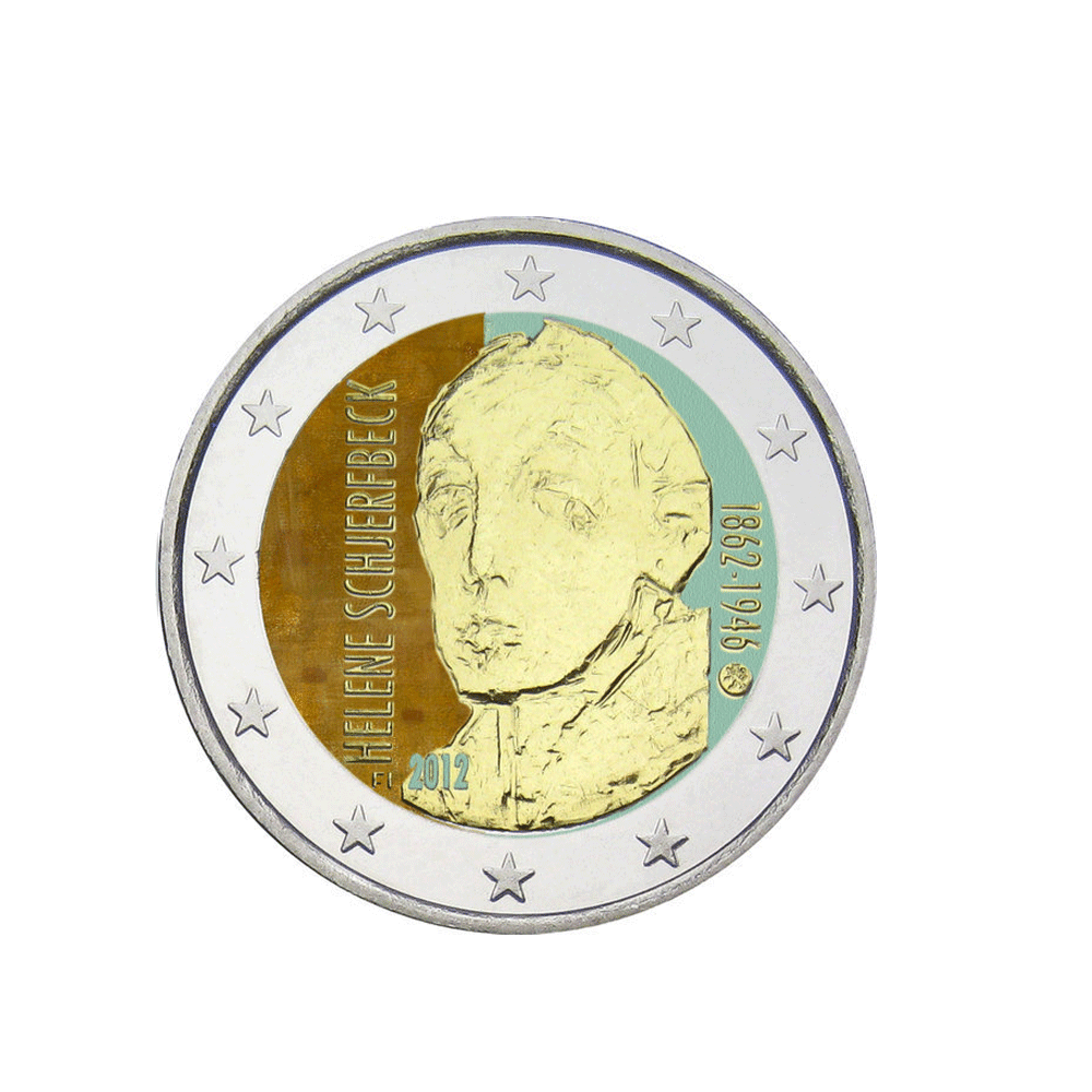 Finland 2012 - 2 Euro Herdenkingsvermogen - Helene Schjerfbeck - Gekleurd