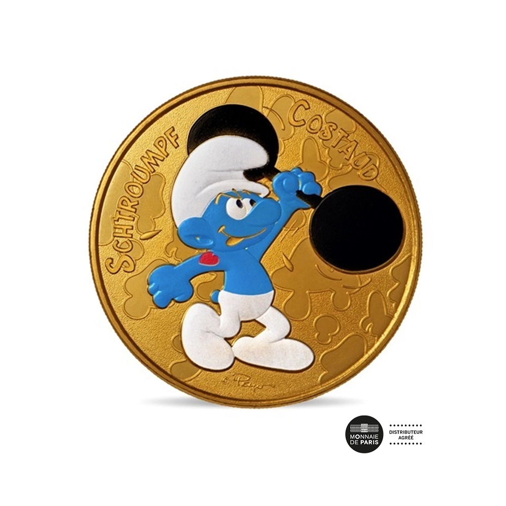 Les Schtroumpfs 2020 - Le Schtroumpf Costaud - Mini-Médaille