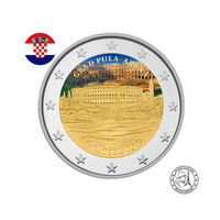 Croatie 2025 - 2 Euros Commémorative - Grad Pula - Arena - Colorisées