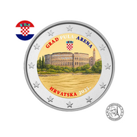 Croatie 2025 - 2 Euros Commémorative - Grad Pula - Arena - Colorisées
