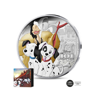 ⁣⁢Disney - The 101 Dalmatians - 10 Euro Silver Coin - Proof Colorized 2026⁤⁣