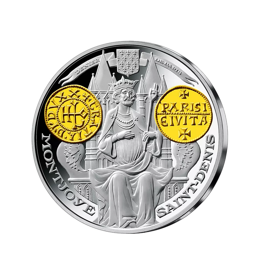 Frappe en Argent pur - 2000 ans d'histoire monétaire française - Denier Hugues Capet