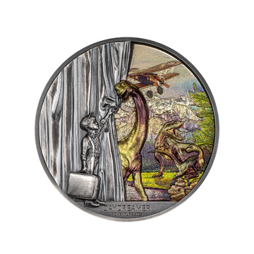 Daydreamer - Adventure - Currency of $ 10 2oz Silver 999 ‰ - Ancient finish 2023