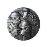 Monnaie de Paris - La Grande Guerre - Lot de 3 médailles dont une fautée (2016) - 2015/2016/2018