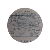Monnaie de Paris - La Grande Guerre - Lot de 3 médailles dont une fautée (2016) - 2015/2016/2018