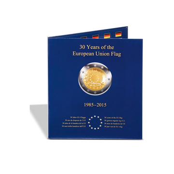 Album pour la série des 2 euros commémoratives des 30 ans du drapeau de l'UE - Presso