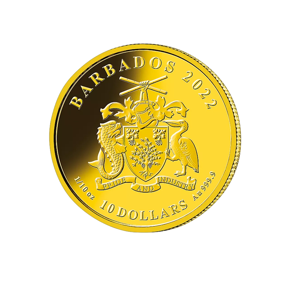 Reine Elizabeth II – Discours de Noël 1957 - Monnaie de 10 Dollars Or - 2022