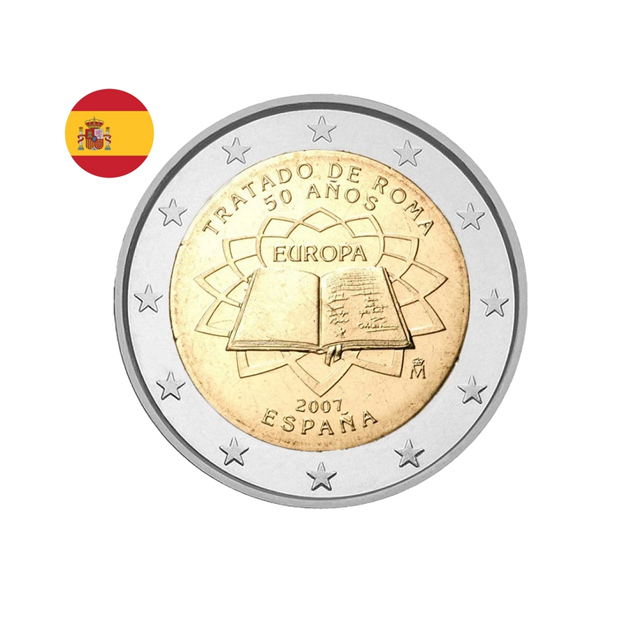 Espagne 2007 - 2 Euro Commémorative - Traité de Rome
