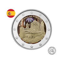Espagne 2026 - 2 Euros Commémorative - Monastère de Poblet - Colorisée (variantes disponibles)