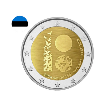 Estonie 2018 - 2 Euro Commémorative - Indépendance de l'Estonie