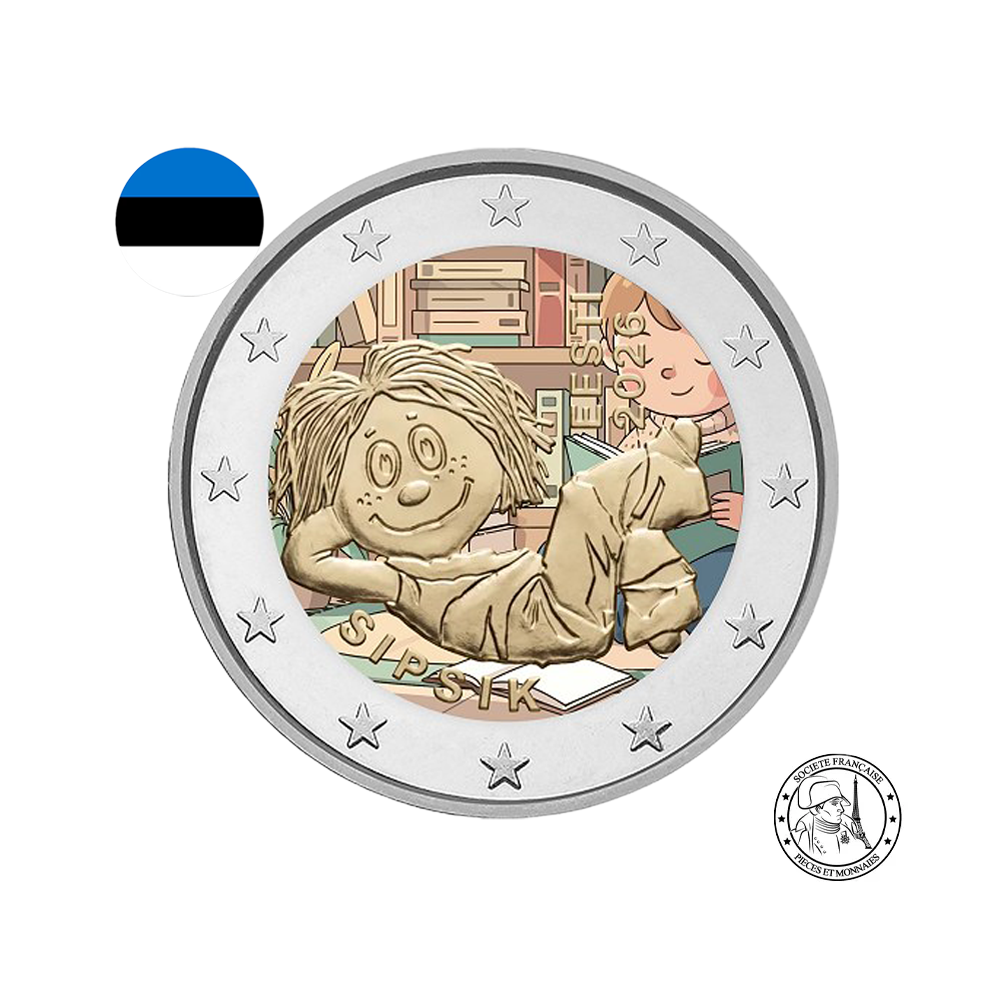 Estonie 2026 - 2 Euros Commémorative - Sipsik - Colorisées