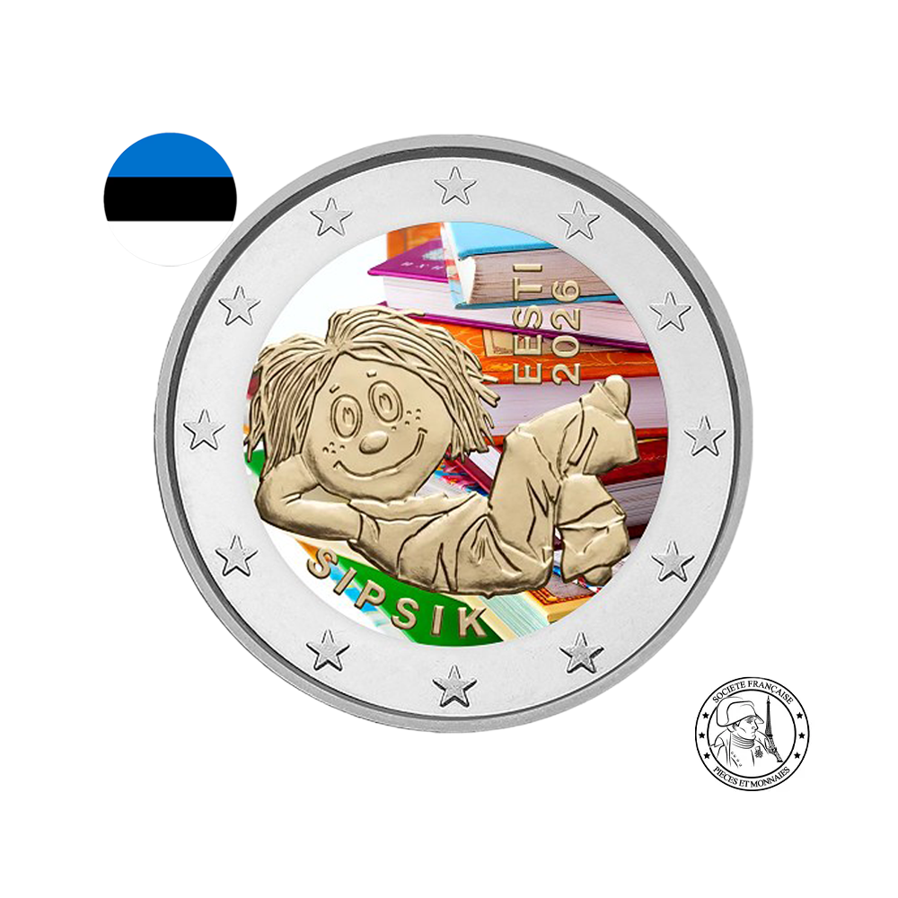 Estonie 2026 - 2 Euros Commémorative - Sipsik - Colorisées