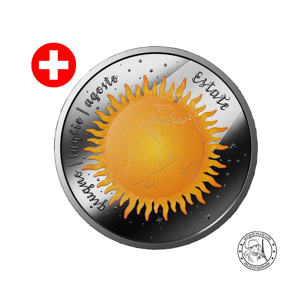 ⁣⁢Switzerland 2026 - The Four Seasons - Summer - 20 Franc Coin - PROOF⁤⁣