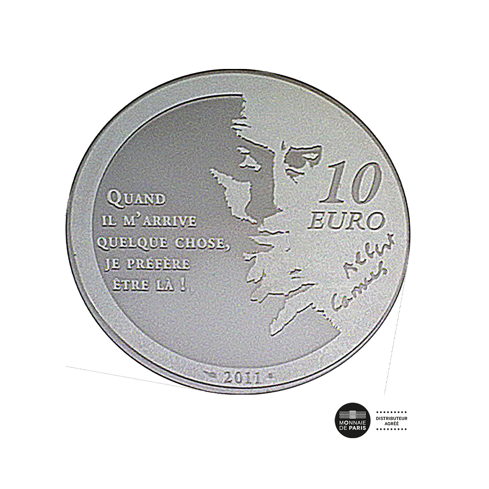 L'étranger - Monnaie de 10€ Argent - BE 2011