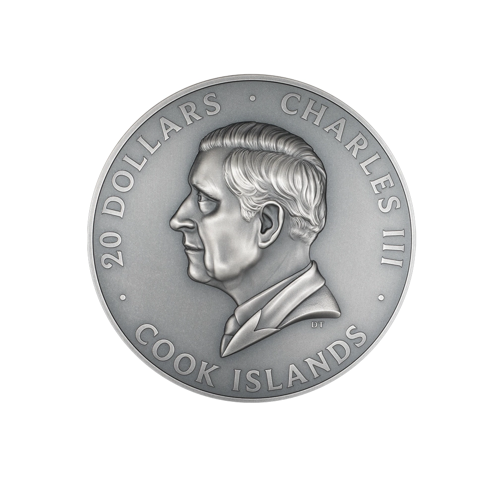 Hidden Treasure - Grande Europe - Monnaie de 20 Dollars - Antique Finish 2025