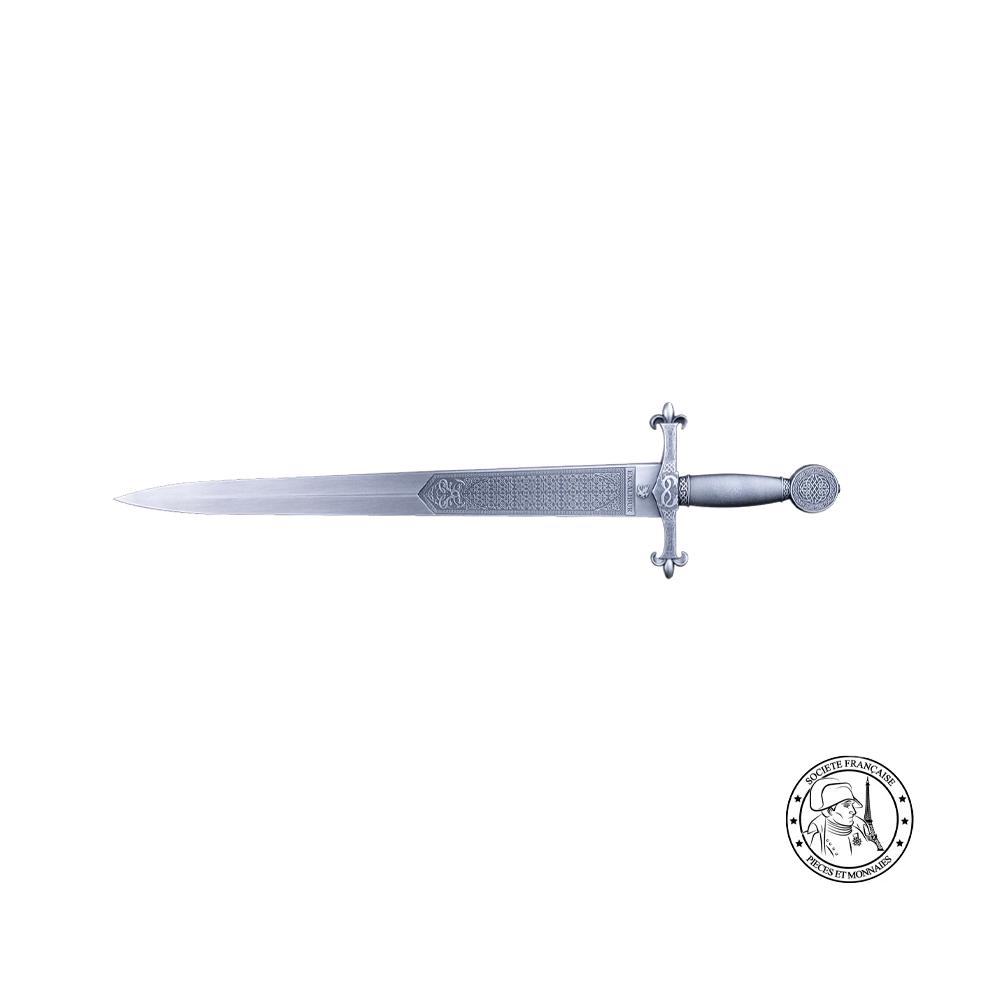 ⁣⁢Excalibur - Munt van 5 Dollars Zilver - Proof Antique Finish 2026⁤⁣