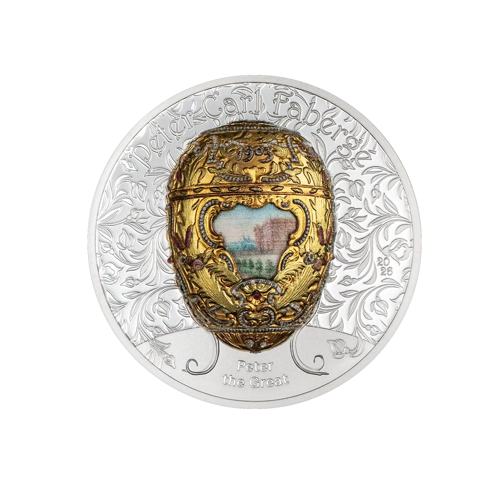 Peter Carl Fabergé - Peter the Great - Monnaie de 1000 Togrog  - BE 2026