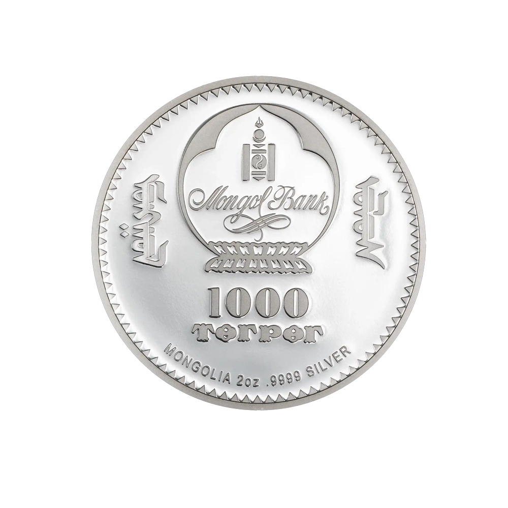 Peter Carl Fabergé - Peter the Great - Monnaie de 1000 Togrog  - BE 2026