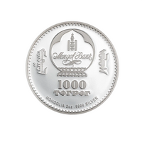 Peter Carl Fabergé - Peter the Great - Monnaie de 1000 Togrog  - BE 2026