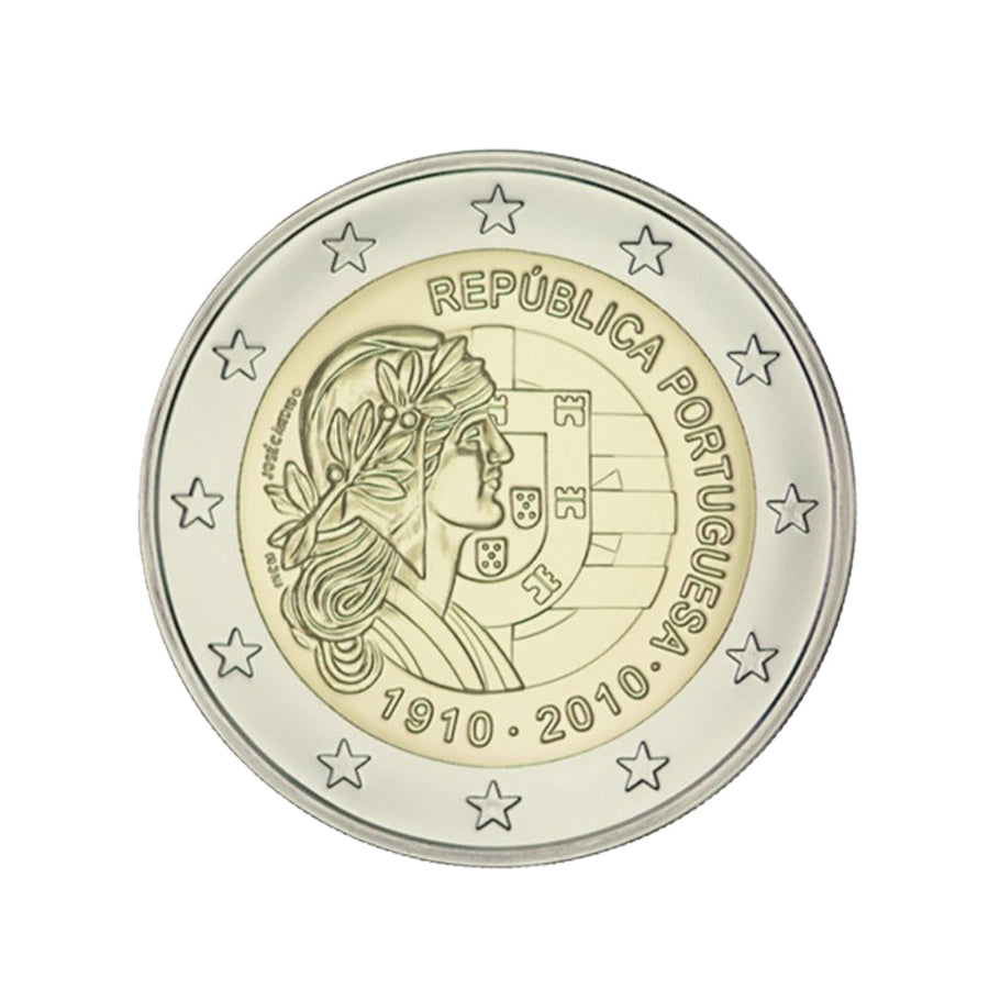 Portugal 2010 - 2 euro herdenking - Portugese Republiek - Be