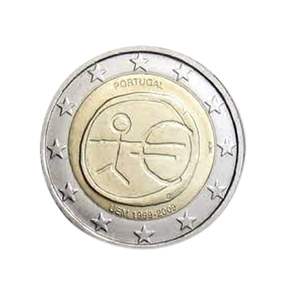 Portugal 2009 - 2 Euro Commémorative - Union Economique et Monétaire - BE