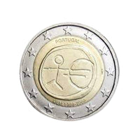 Portogallo 2009 - 2 Euro Commemorative - Union economico e monetario - BE