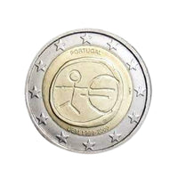 Portugal 2009 - 2 Euro Commémorative - Union Economique et Monétaire - BE