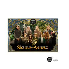 ⁣⁢Sagan om ringen - The Leaf of Lorien - 100 Euro Mynt - Silver⁤⁣