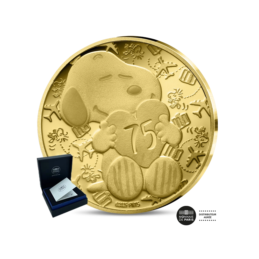 Snoopy - Monnaie de 5€ Or 1/2g - BE 2025