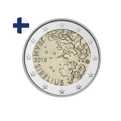 Finlande 2015 - 2 Euros Commémorative - 150ème anniversaire de Jean Sibelius