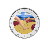 Finlande 2025 - 2 Euro Commémorative - 100 ans des jeux athlétiques Finlande Suède - Colorisée
