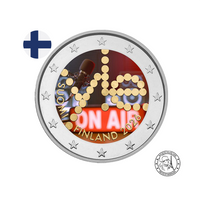 Finlande 2026 - 2 Euro Commémorative - 100 ans de la radiodiffusion finlandaise - Colorisées