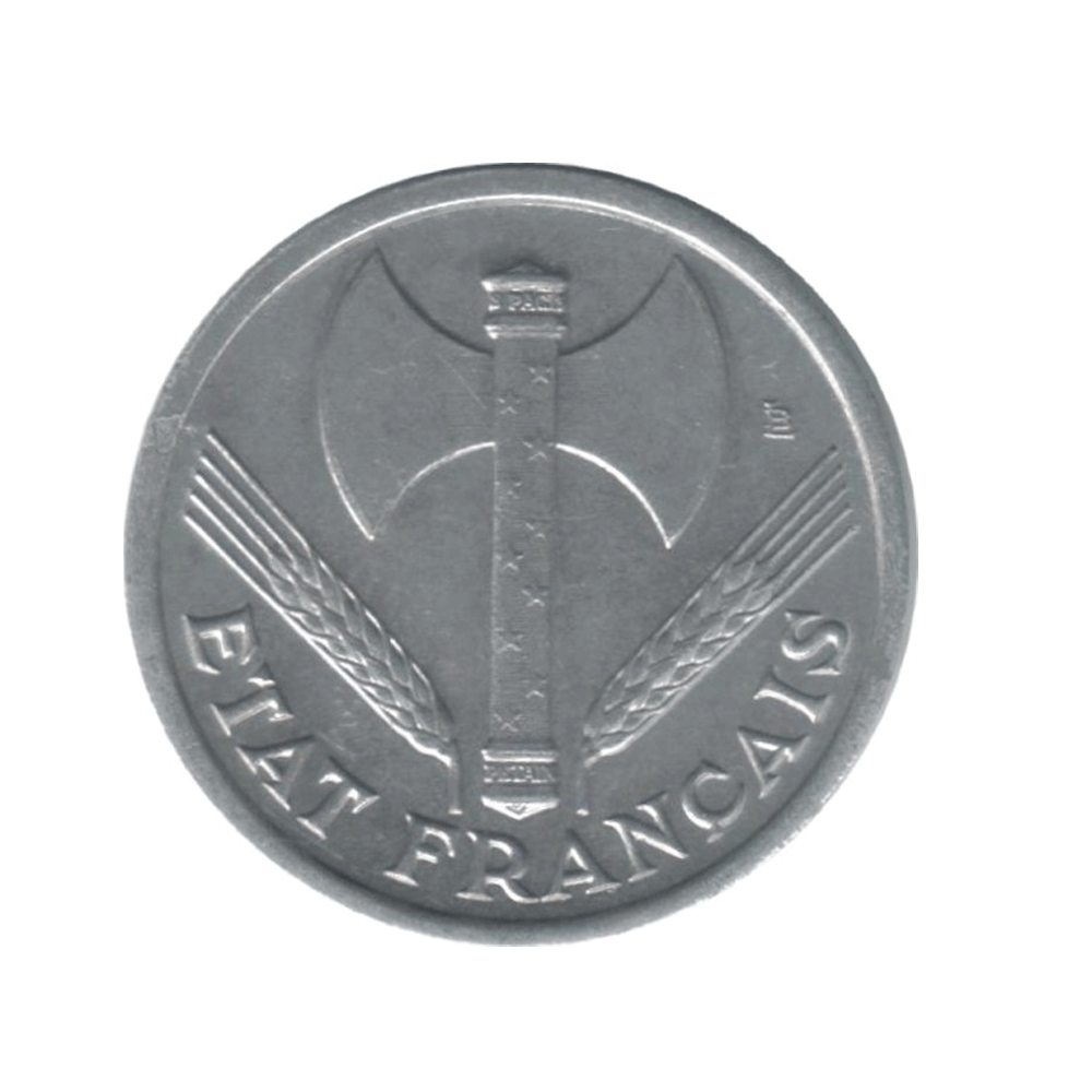 1 franc - Francisque - France - 1942-1944